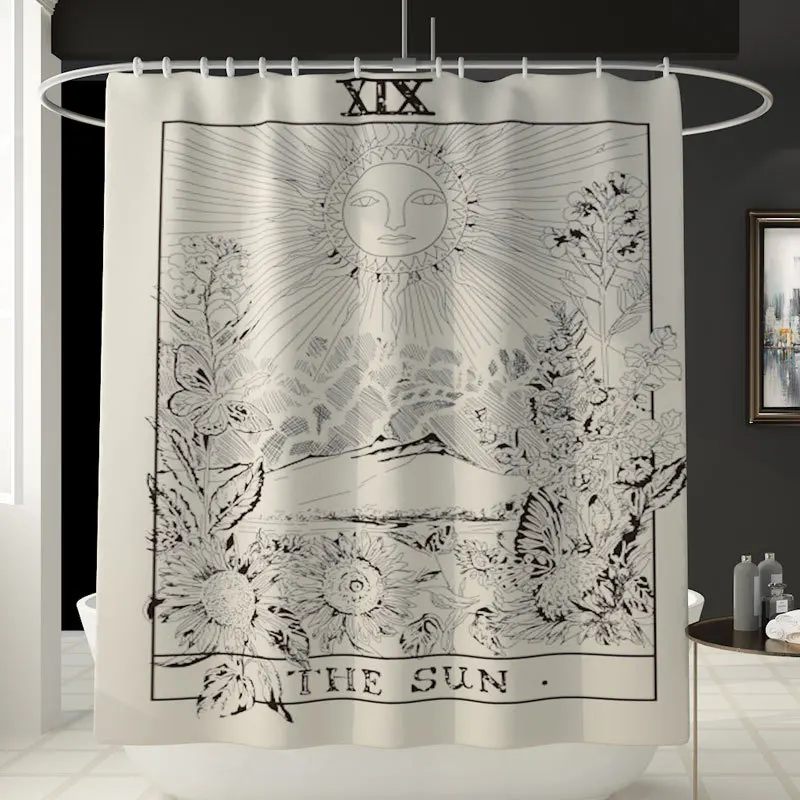 Водонепроницаемая занавеска для душа 3D печать астрология ванной комнаты