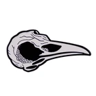 Эмалированные металлические значки Dark Raven ворона Голова Череп Птица Скелет заколка на лацкан броши на куртки джинсы модные ювелирные изделия аксессуары