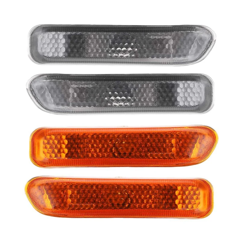 

For-BMW E46 3 Series 4D/5D 98-01 2D 99-03 2X for Fender Side Marker Light Turn Lamp Cover