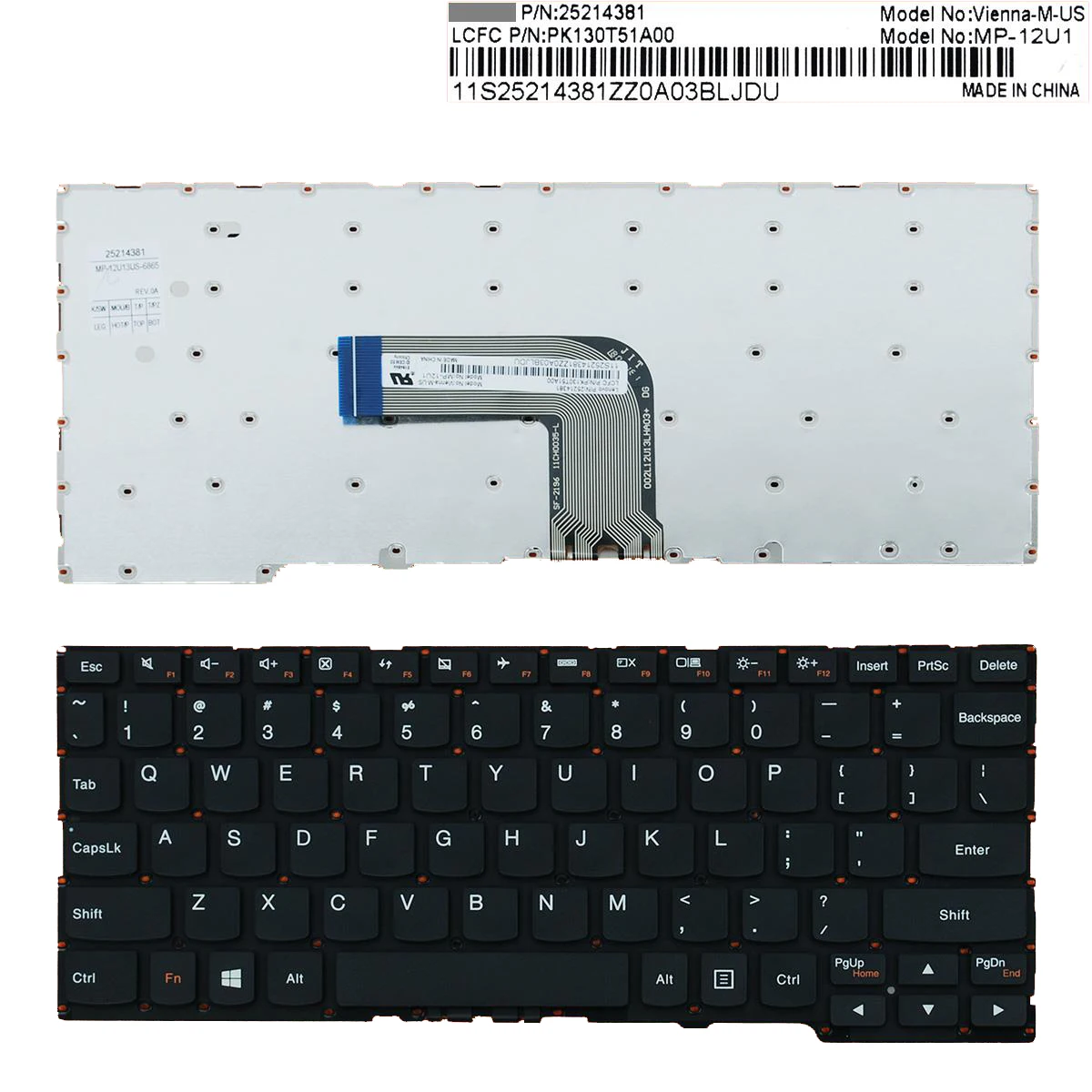 

for Lenovo yoga 2 11 yoga2 11 A10 A10-70 laptop keyboard US layout 11 inch