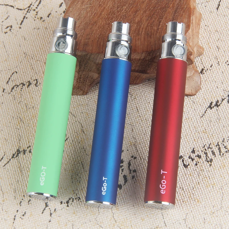1 шт. eGo-T, крутящийся испаритель батареи 650/900/1100 mah ego-t 510 нить vape mod В набор входит батарея eGo t электронная сигарета для h2 mt3 ce4 ce5 вейпер