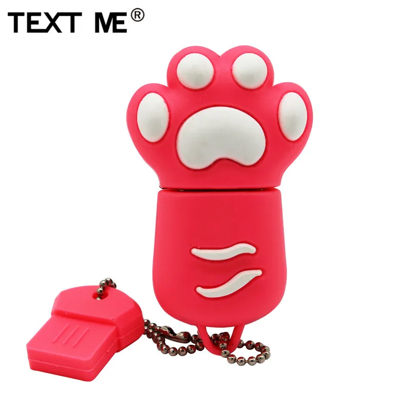 Usb флеш-накопитель текстовый ME 64 ГБ мультяшный M Кошачий коготь usb 2 0 4 8 16 32 флешка