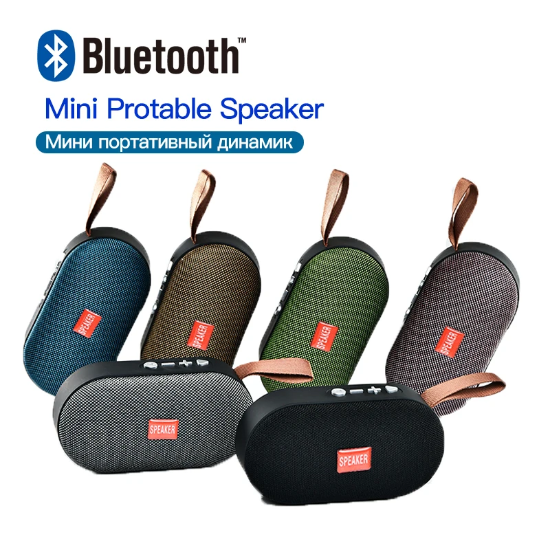 

T7 Bluetooth Speaker Protable Mini Outdoor Waterproof Subwoofer Support U Disk TF Card Wireless Soundbar Best Loudspeaker Ever