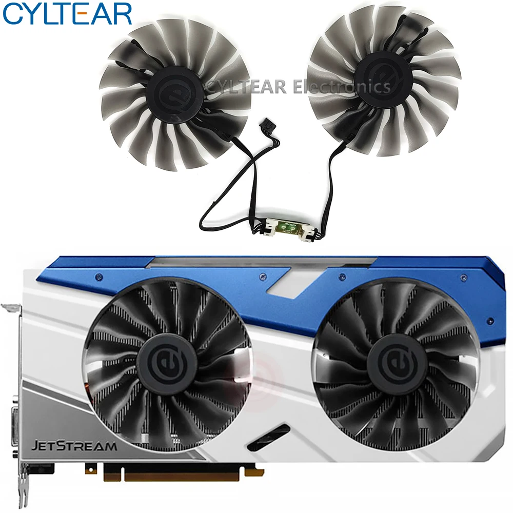 GTX 1080Ti для Palit EMTEK XENON 1080 Ti JetStream охлаждающий вентилятор 95 мм FD10015H12S DC 12V 0.55A - купить
