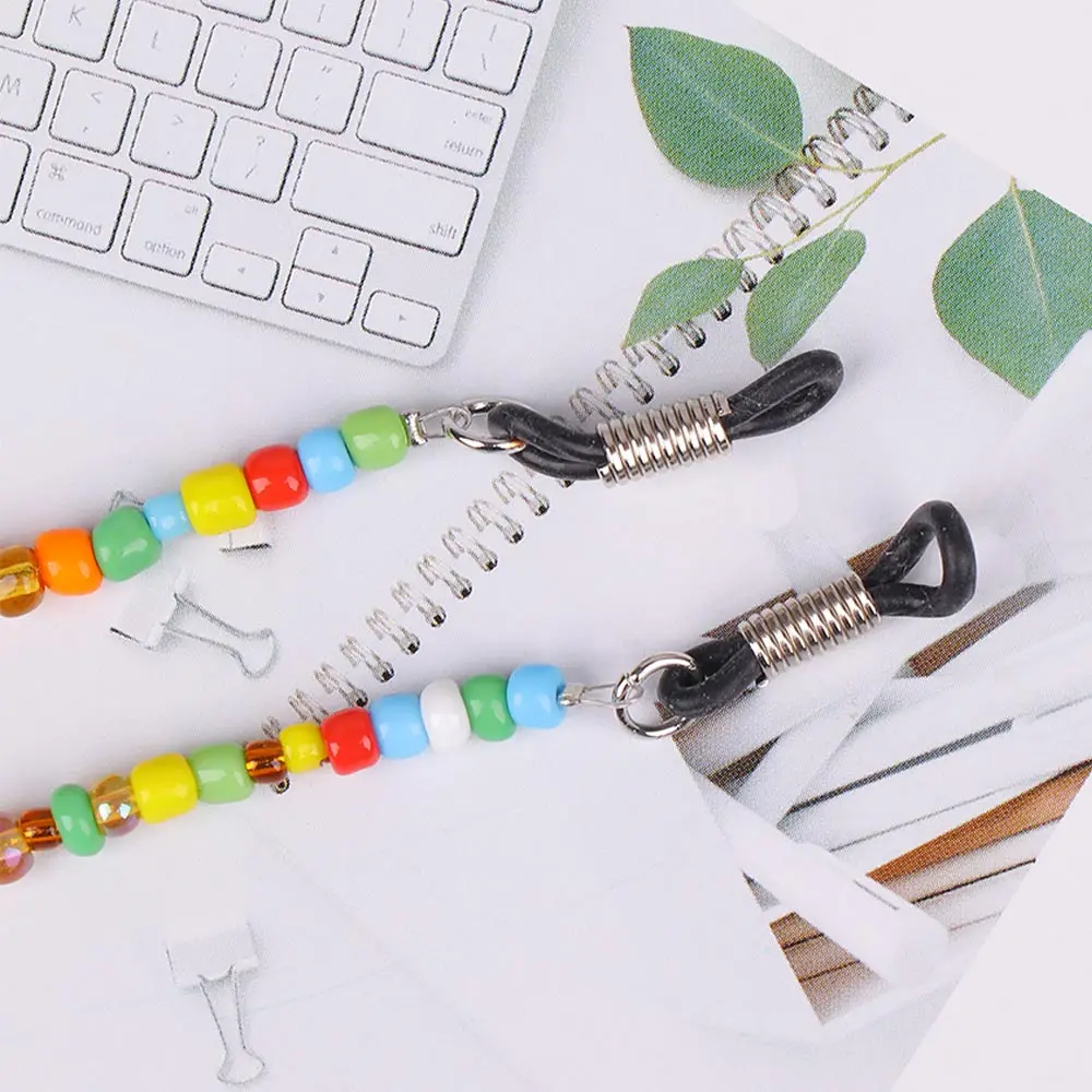 1 шт. модные милые женские очки с цепочкой цветные бусинами шнурок для очков