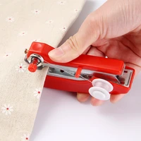 1pc portable mini manual sewing machine simple operation sewing tools sewing cloth fabric handy needlework tool lyq