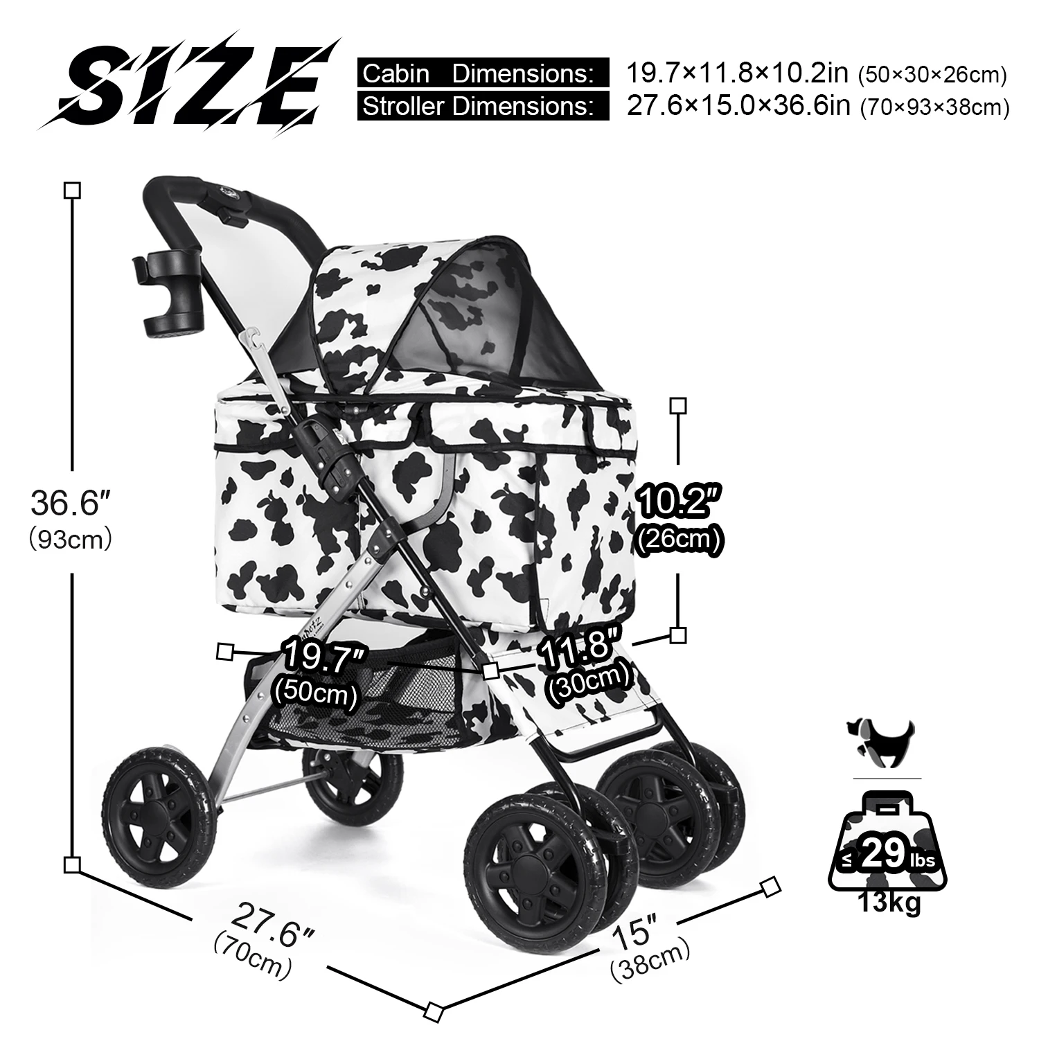 Складная прогулочная коляска для домашних животных | Дом и сад