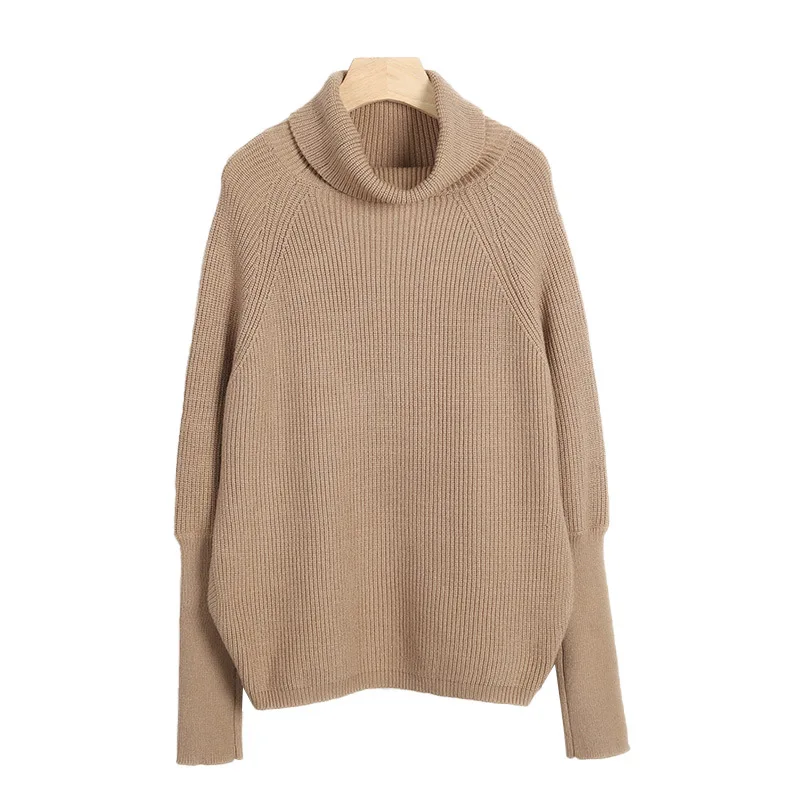 Johnature Turtleneck Pullover Women Sweaters 2020 Autumn New Long Sleeve Korean Cloths Knitted Solid Color Casual | Женская одежда