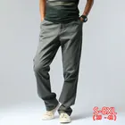Брюки-карго мужские повседневные, свободные штаны, хлопковые брюки, большие размеры, весна-осень