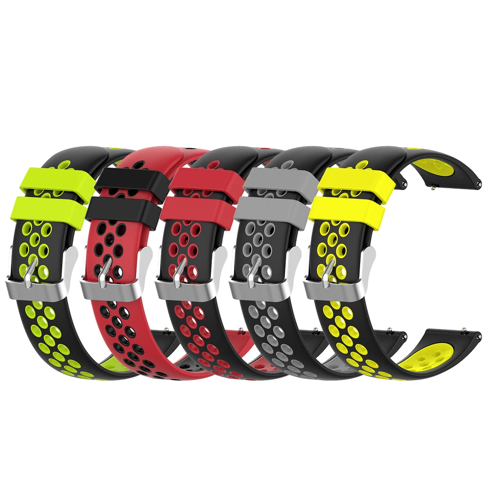Силиконовый браслет на запястье для Xiaomi Huami Amazfit GTS GTR 42 мм 47 спортивный ремешок 3 BIP