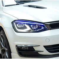 for vw volkswagen golf 7 13 16 led headlight assembly running lights for cars flowing water turn signal car headlight upgrade