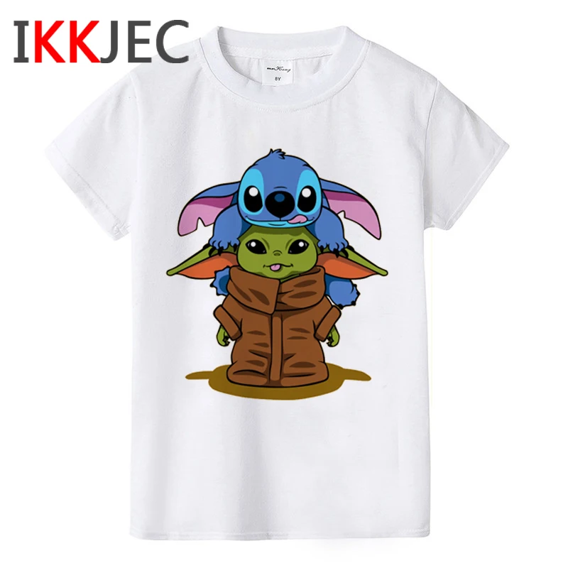 Yoda Kawaii/детская футболка для мальчиков и девочек Милая Детская с короткими