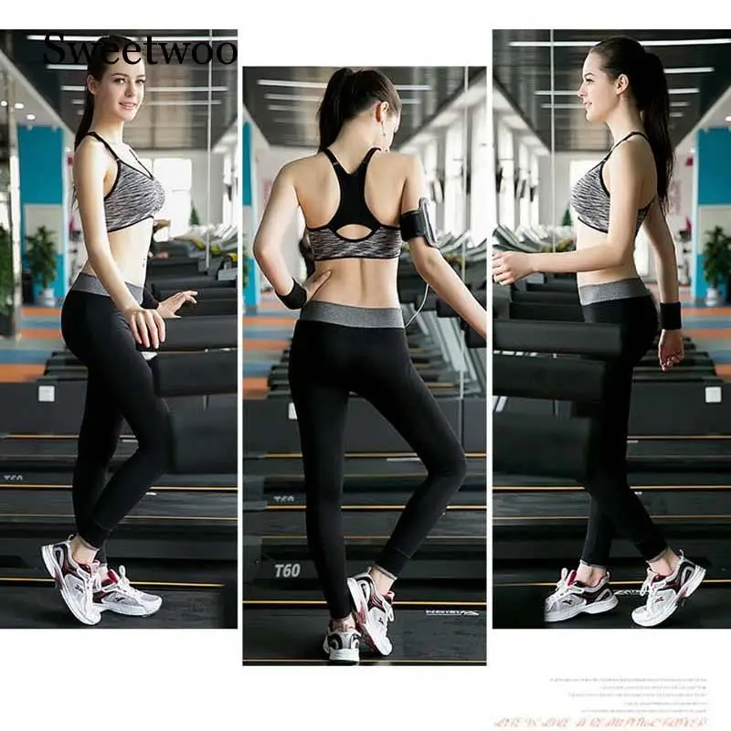 Новый Быстросохнущий Спортивный бюстгальтер с мягкими чашечками Женский