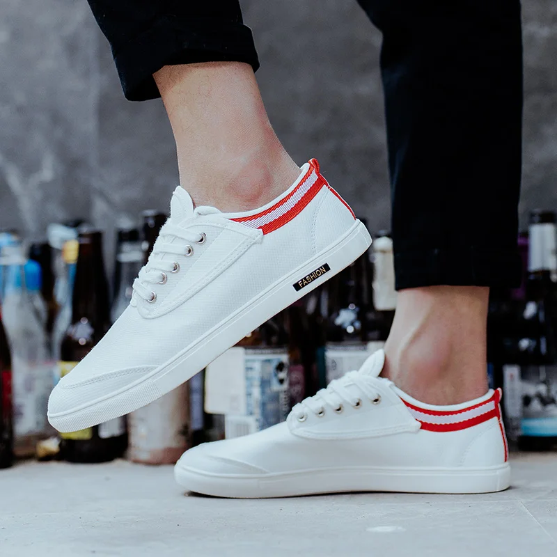 Tenis Masculino 2021 Fashion Sneakers Men Tennis Shoes Canvas Mens Trainers Lightweight Walking Men Black Footwear Male Sneaker