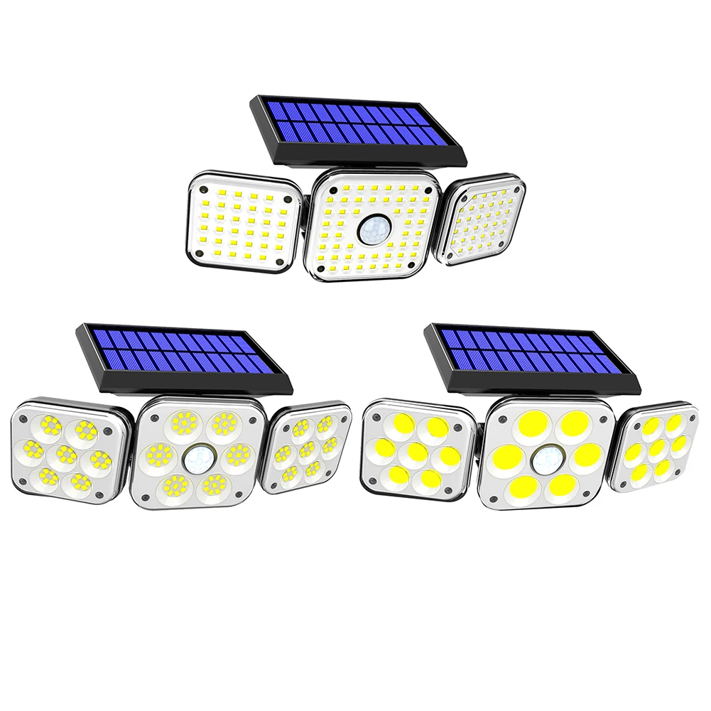 

3 Modes LED Solar Light Outdoor Solar Lamp PIR Motion Sensor Wall Light Waterproof Solar Powered Sunlight for Garden Decoration