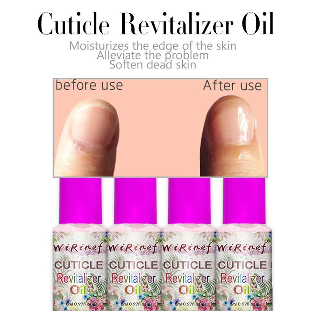 WiRinef Nourishment Oil Cuticle 8ml Nail Transparent Revitalizer Nutrition Treatment Tool TSLM1 | Красота и здоровье