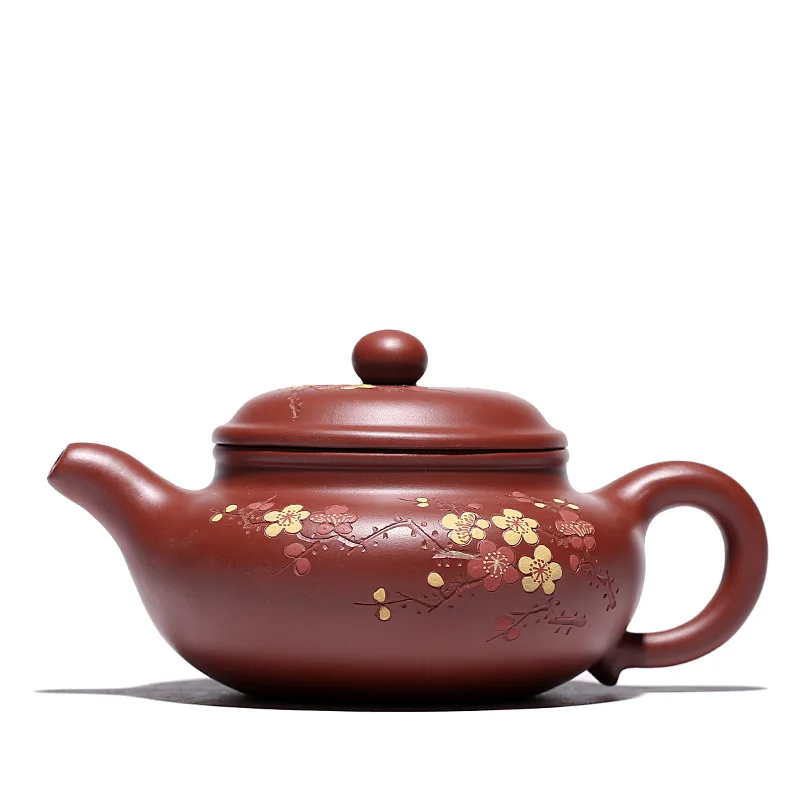

Yixing Purple Clay Pot, Zisha, Tea Set, Drinking Utensils, Tea Drinking, Handmade, Dahongpao Plum Blossom Antique Pot