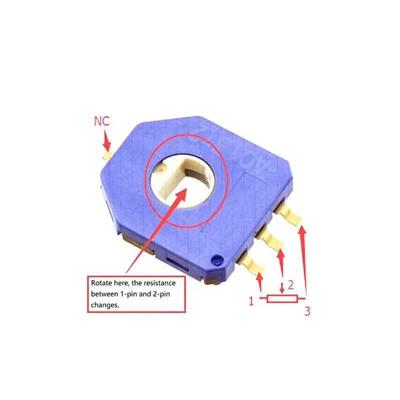 Taidacent 10 шт. плата Mount Motion Sensor SV01A103AEA01R00 10K Триммер вращающийся потенциометр угловой