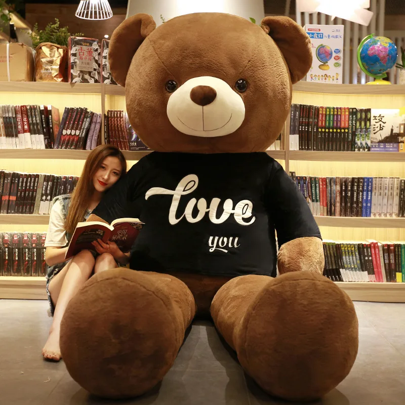 Дропшиппинг Популярный американский гигантский плюшевый мишка футболка игрушка