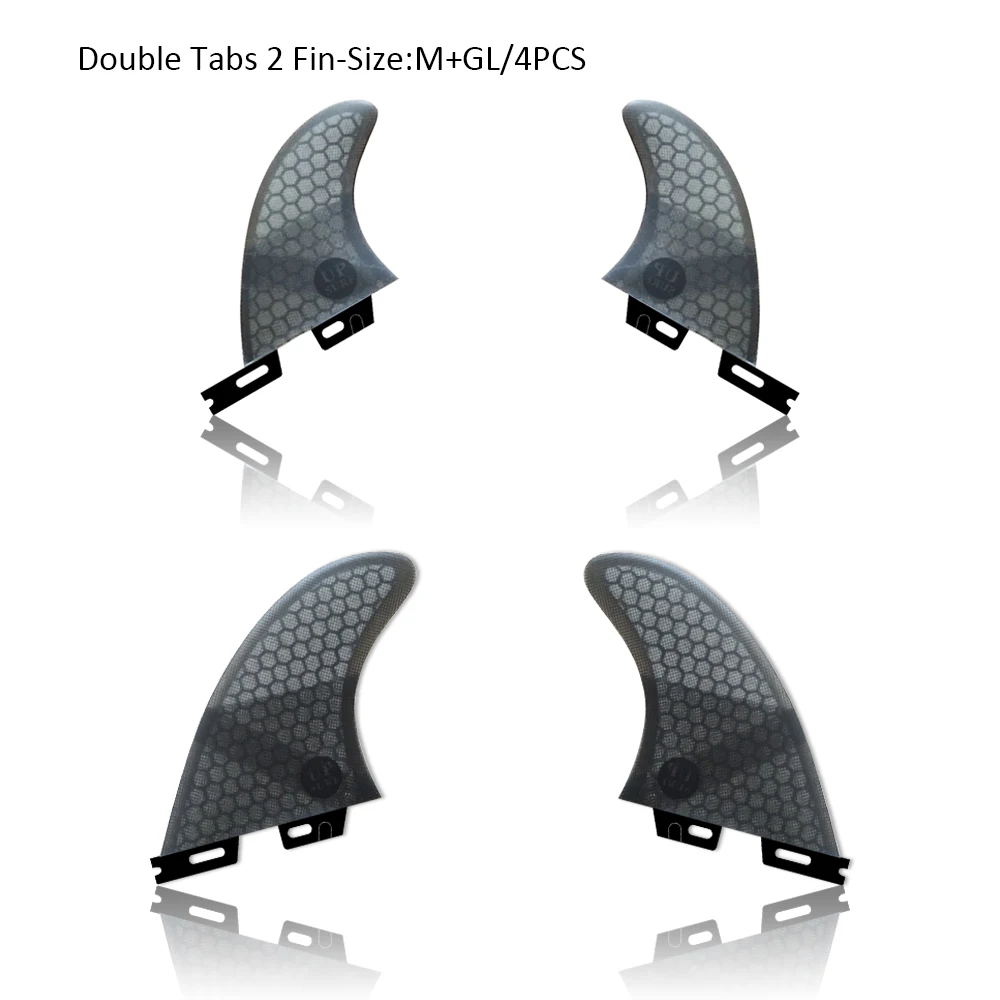 UP SURF FCS 2 Fin Plug G5 + GL двойные вкладки сотовая сердцевина из стекловолокна для