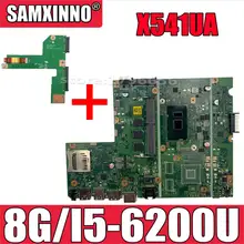 Akemy New!  For Asus X541UA X541UAK X541UVK X541UJ X541UV F541U R541U motherboard laptop motherboard 8GB RAM I5-6200/I5-6198