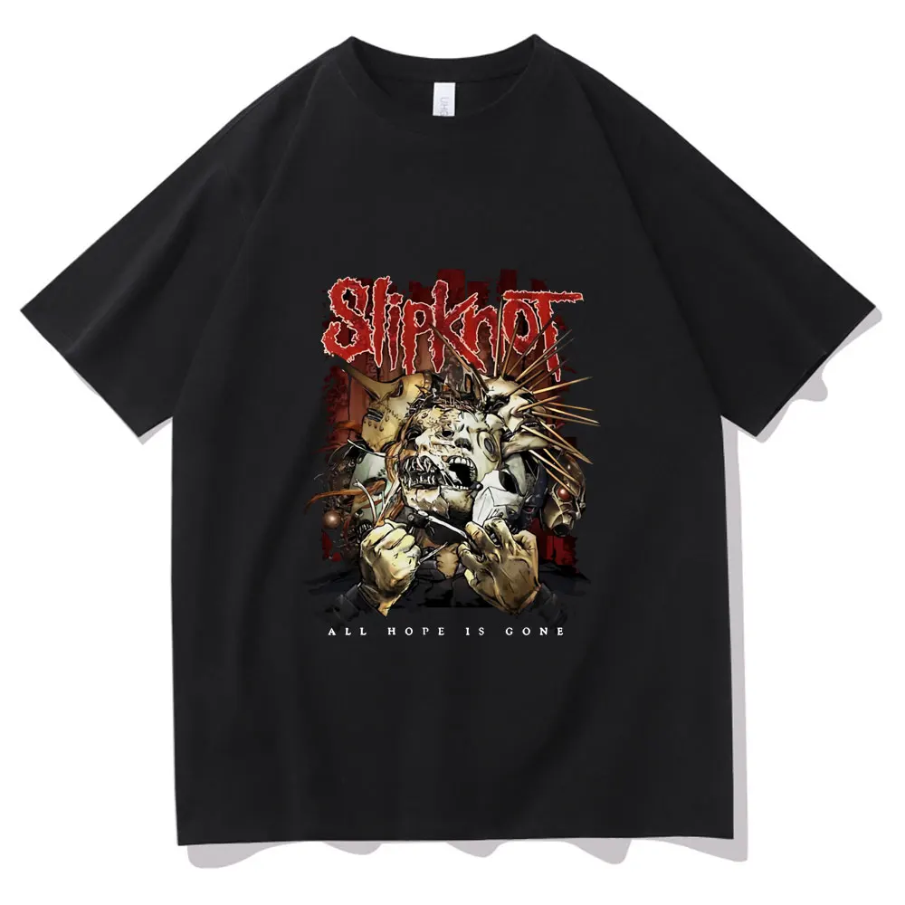 

2021 New Prepare for Hell Tour Tshirt Heavy Metal Tees Short Sleeve Man Tops Mens Rock Band T-shirt Men Women Slipknots T Shirts