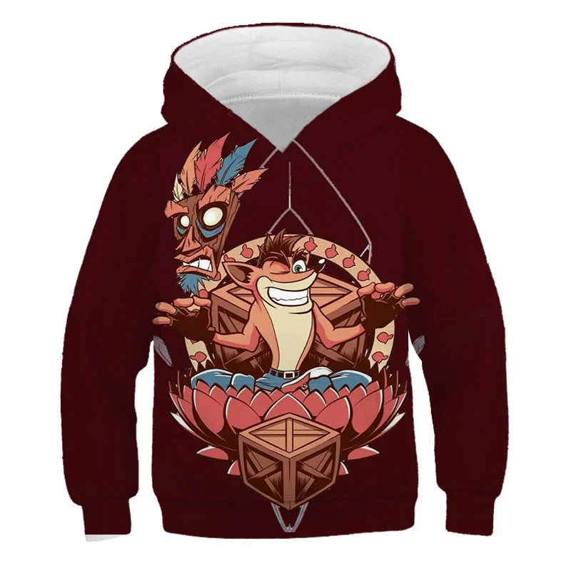 

New Spring and Autumn 3D Printing Children's Hoodie Boys and Girls Sweatshirt Tops Children's Long-sleeved Fashion Cool Children