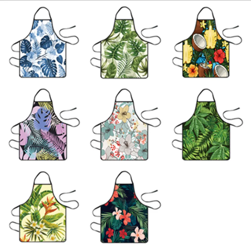 

Household Cooking Baking Cleaning Pinafore Polyester Kitchen Apron Women Sleeveless
