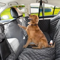 waterproof dog car seat cover view mesh pet cat dog carrier hammock protector car rear back seat mat for pet travel