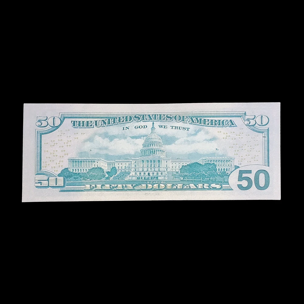 RH 10 шт./лот 50 США Грант банкноты сто нот Золотая банкнота в 24k позолоченная для
