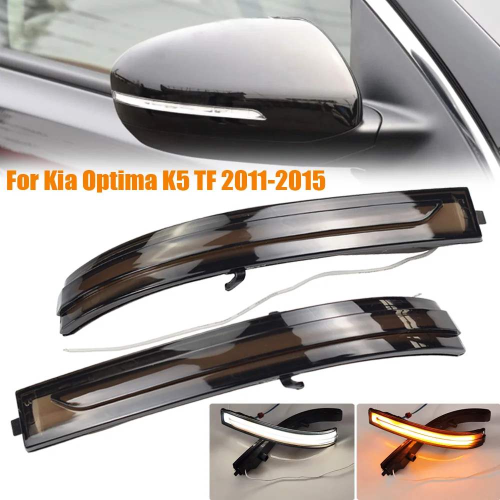 

2pcs for Kia Optima K5 TF 2011-2015 Car LED Dynamic Turn Signal Mirror Light