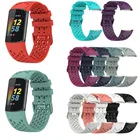 Силиконовый ремешок для часов Fitbit Charge 5, запасной ремешок для часов, аксессуары для браслета Fitbit Charge 5