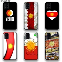 yazidis flag phone case for samsung galaxy a21s a01 a11 a31 a81 a10 a20e a30 a40 a50 a70 a80 a71 a51