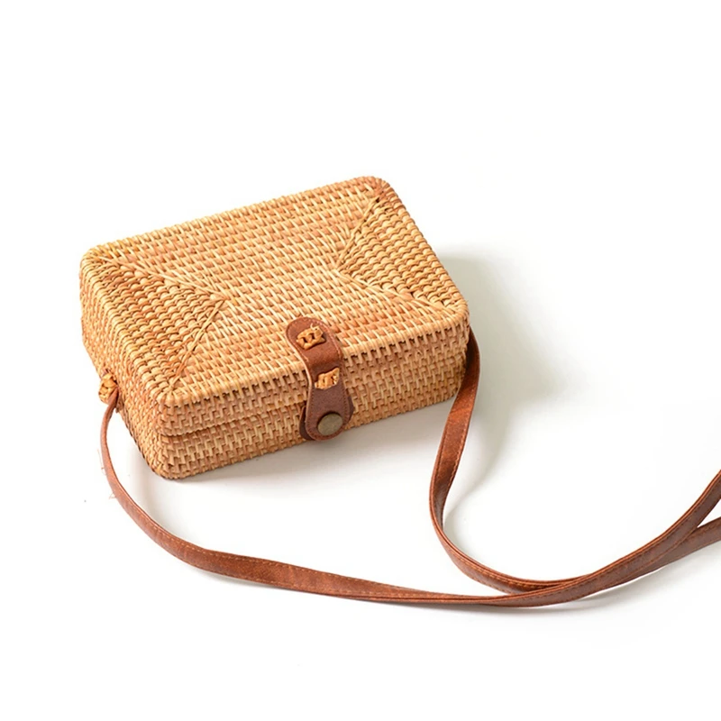 Женская плетеная Ретро сумка из ротанга, 2 шт. от AliExpress WW