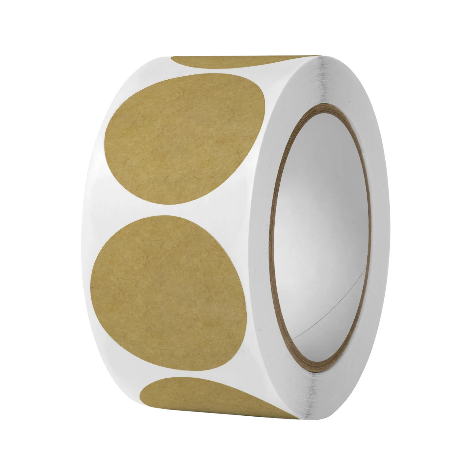 

2.5/3.8/5cm 500pcs/roll Empty Stickers Kraft paper Wedding Pretty Gift Cards Envelope Sealing Label Stickers Stationery