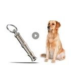 Дрессировочный свисток для домашних питомцев, регулируемый ультразвуковой сигнал, регулируемая длина волны, брелок для собак, переносной, для домашних тренировок