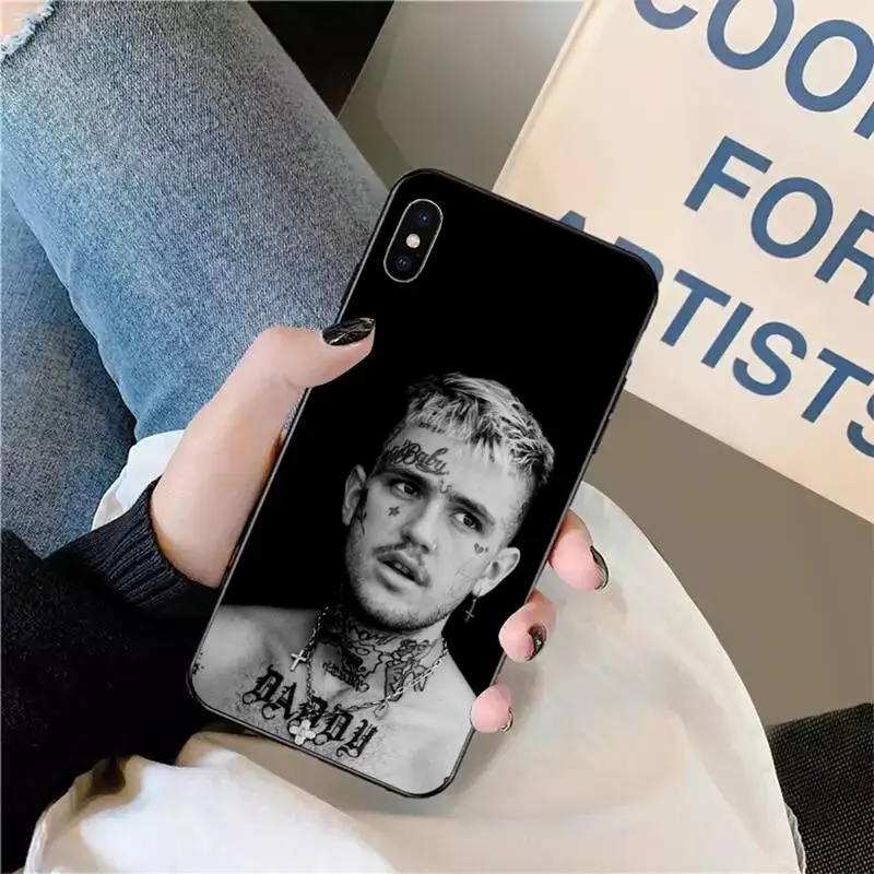 

Lil Peep Lil Bo Peep Phone Case for iPhone 11 12 pro XS MAX 8 7 6 6S Plus X 5S SE 2020 XR mini