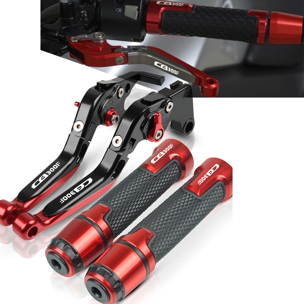 

CB300F Motorcycle Brake Handle Clutch Lever CNC Aluminum Adjustable Clutch Brake Levers For Honda CB 300 F 2014 2015 2016-2018