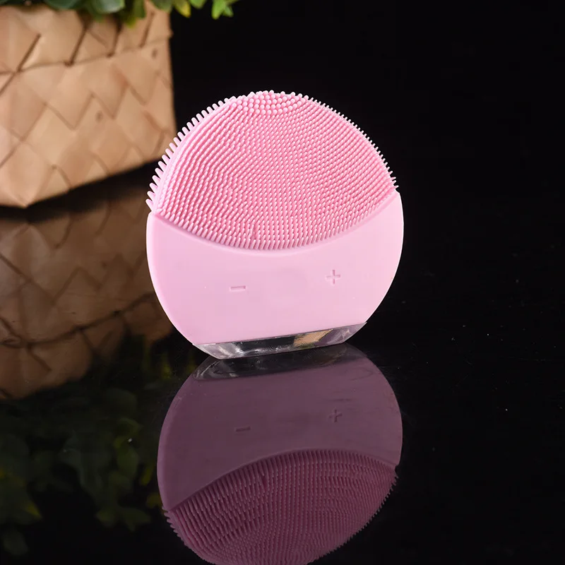 

Ultrasonic Vibration Electric Facial Cleansing Face Washing Brush Skin Blackhead Remover Pore Cleaner Face Massage