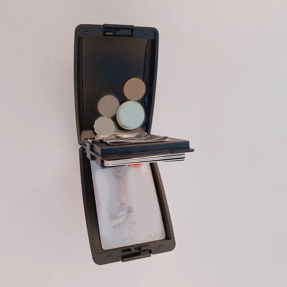 

Simple Style RFID Multifunctional Light and Strong Aluminum Security Wallet RFID Non-scan Metal Wallet