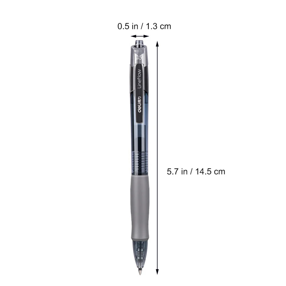 

12Pcs Pressed Pens 0.5mm Pens Bullet Tip Pens Student Stationery