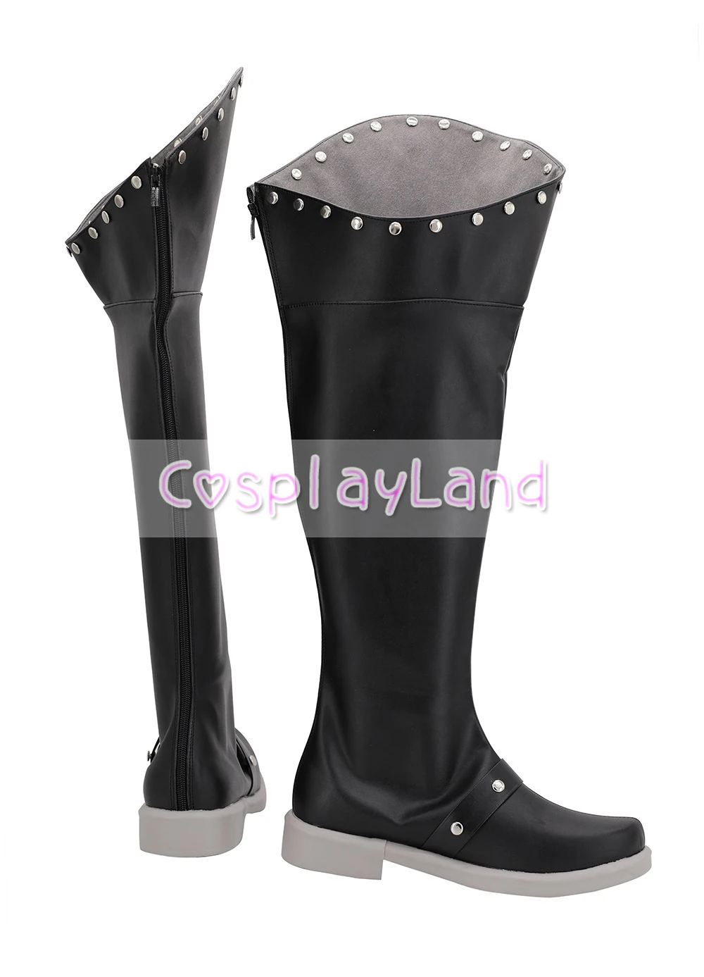 Сапоги женские кожаные для косплея унисекс на Хэллоуин | Тематическая одежда и