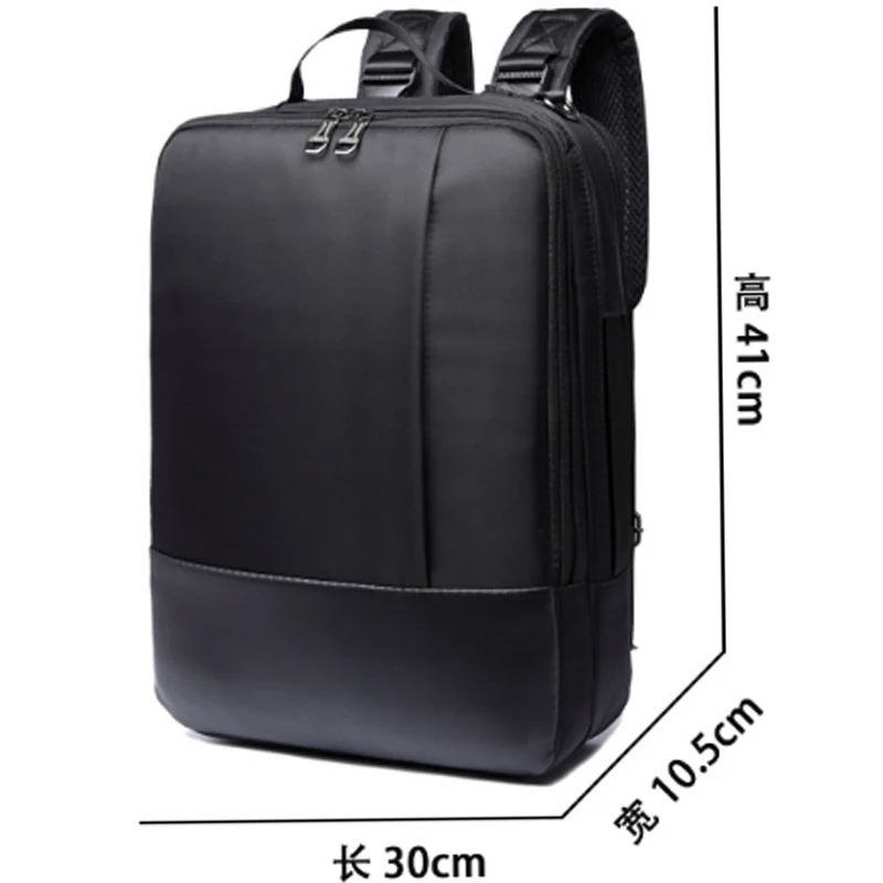 

2021 new fashion backpack waterproof three-purpose school bag Korean laptop bag men's business outing leisure bag