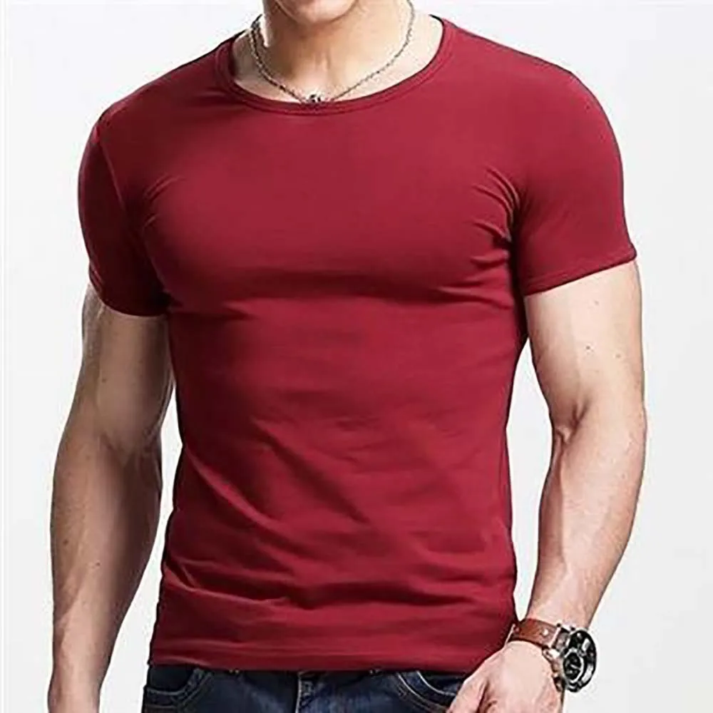 

2021 New Tops Men T Shirt Fitness T-shirts Mens V neck Man T-shirt For Male Tshirts M-4XL Plue Size B0667