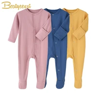 2022 newborn romper baby girl clothes cotton toddler jumpsuit infant clothing for new born babies boy rompers footed 0 12m
