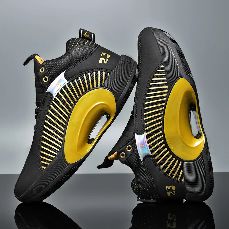 

High Quality Basketball Shoes Men Sneakers Boys Basket Shoes Autumn High Top Anti-slip Outdoor Sports Shoes Trainer Women Summer