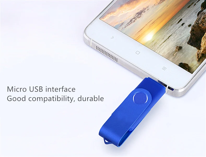 Металлический Usb флеш накопитель OTG 4 ГБ 8 16 32 64 128 ГБ|USB флэш-накопители| |