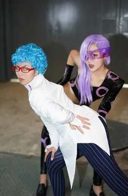 Аниме JOJO для невероятное приключение Косплэй костюм Melone мультяшный костюм для женщин Для мужчин костюм на заказ