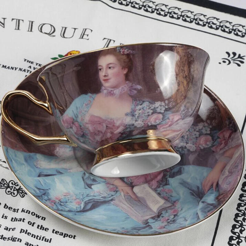 Кофейная чашка высшего класса из скандинавского костяного фарфора креативная