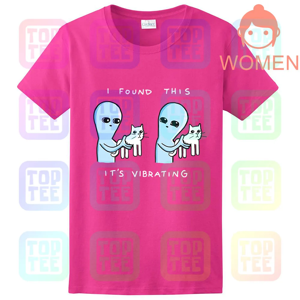 Women-Rose Я нашел это Вибрационный T рубашка - Цвет: Women-Rose